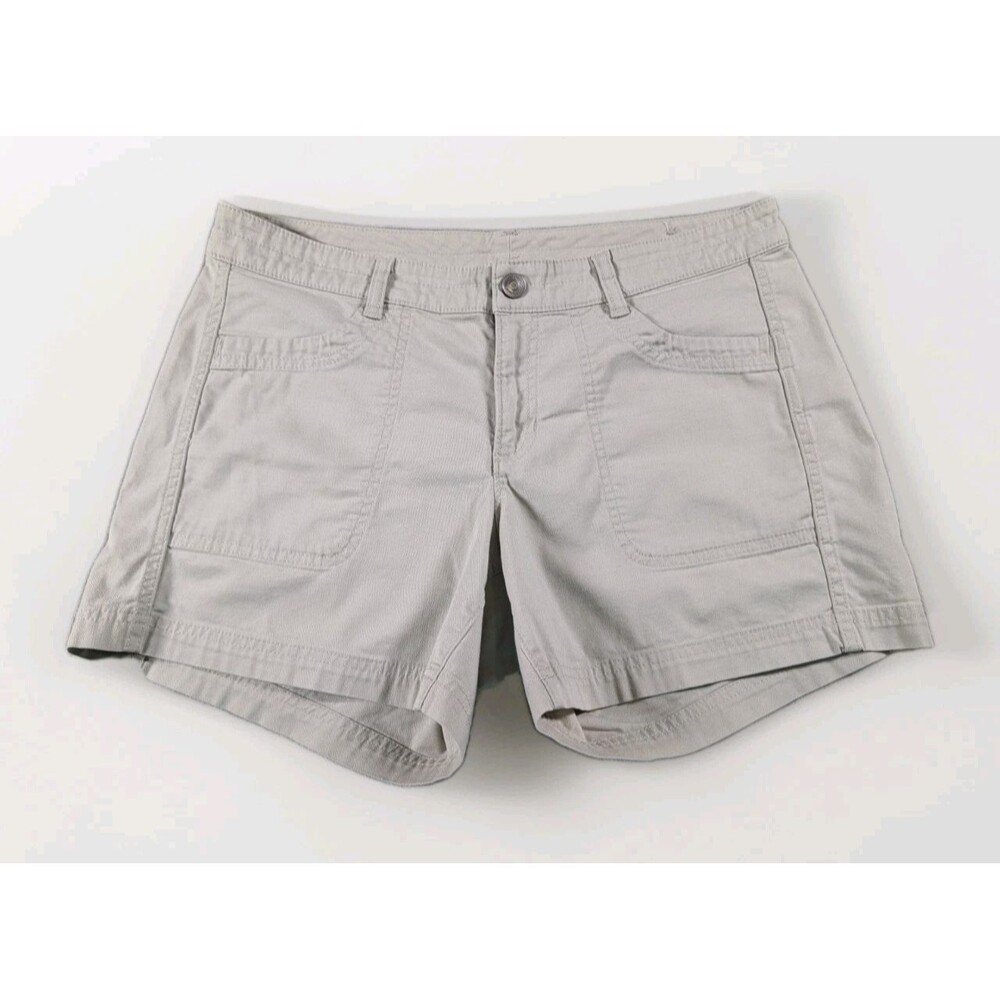 The North Face Womens 10 Tan Utility Shorts Hiking Camping Casual Drawstring Wai